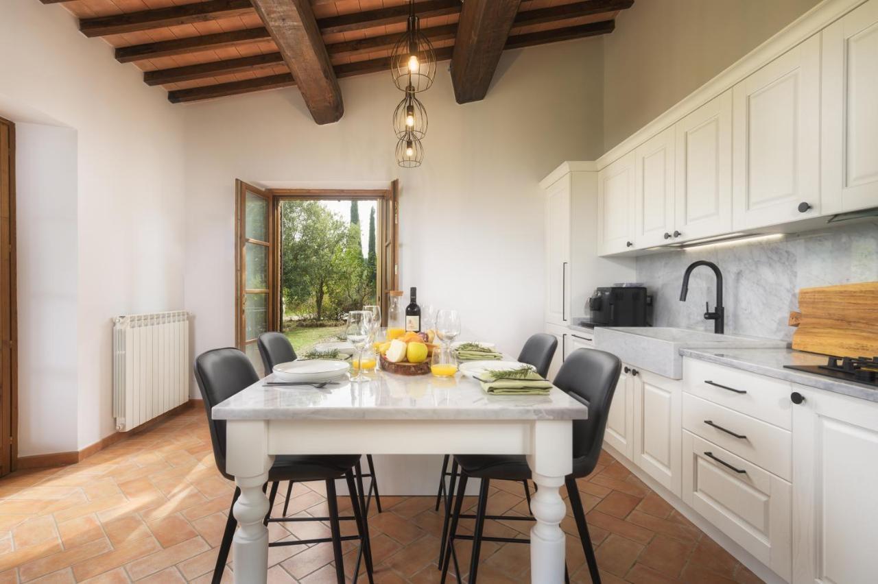 Casa Ora D'Oro - Panoramic Views / Pool / Private Garden Villa Trequanda Exterior photo